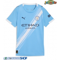 Maglie da calcio Manchester City Tijjani Reijnders #4 Prima Maglia Femminile 2025-26 Manica Corta